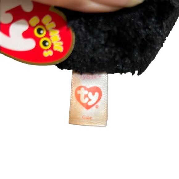 Ty Beanie Baby’s Boos penguin Gale blue glitter eyes beanie plush collection 6” - Picture 3 of 6